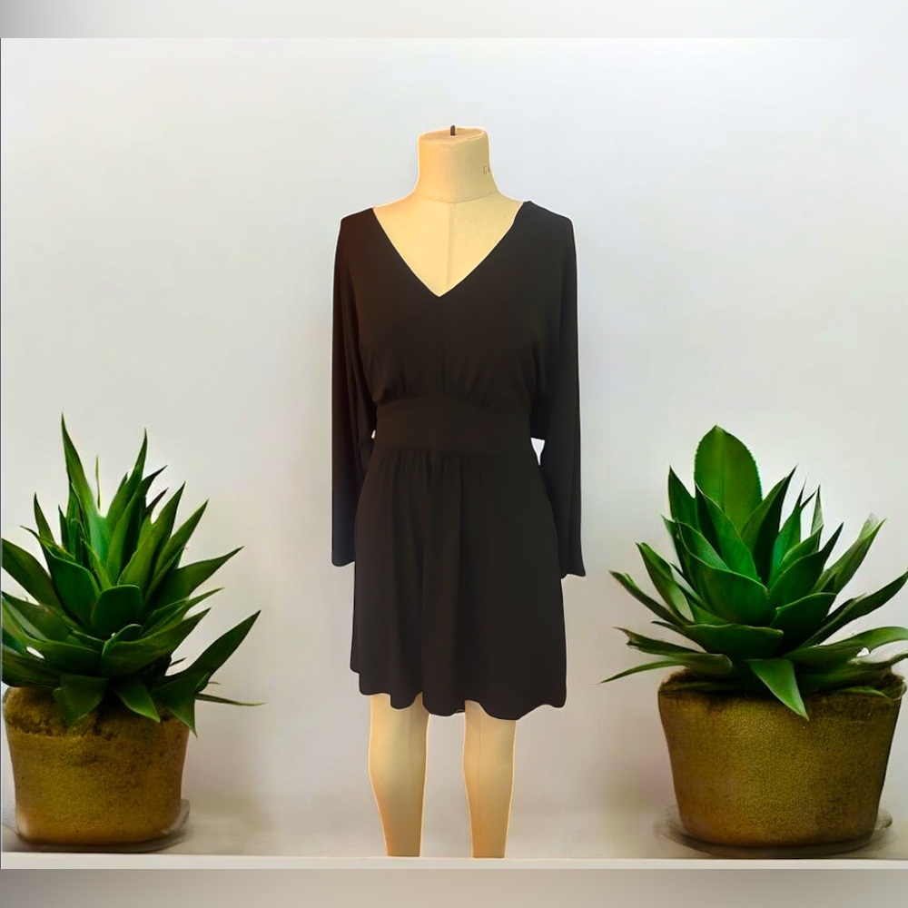 Guess Black Long Sleeve Dress